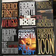 Frederick Forsyth Hardcover The Deceiver The Fourth Protocol Icon The Kill Li X6 - £21.56 GBP