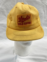 Vintage Stroh&#39;s Beer Field Tester Snapback Baseball Hat Mens Yellow  - £40.56 GBP