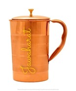 Pure Copper Luxury Design Jug Pitcher with a Brass Knob Serveware Drinkw... - €28,21 EUR