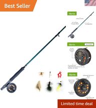 Martin Complete Fly Fishing Kit, 8-Foot 5/6-Weight 3-Piece Fly Fishing P... - $132.56