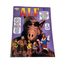 VINTAGE 1987 DIAMOND ALF STICKER ALBUM BOOK W/ SOME STICKERS NO 3D GLASSES - $853.66 MXN