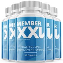 Member XXL - Male Virility - 5 Bottles - 300 Capsules - £103.11 GBP