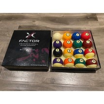 X-Factor Professional Sure Shot Billiard Balls By American Heritage Bill... - $1,093.73 MXN