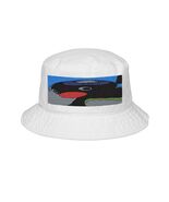 Pingu Abstract Color Block Wave Bucket Hat - $34.99