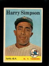 1958 Topps #299 Harry Simpson Vg Yankees *NY9220 - £3.49 GBP