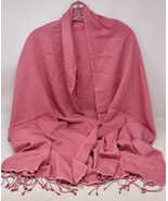 Pashmina Womens Mashmina Silk Scarf Pink - $99.00