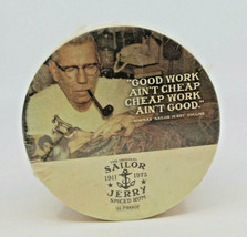  The Original Sailor Jerry Spiced Rum Cardboard Coasters 4&quot; Across 2 Sided 2009 - £61.36 GBP
