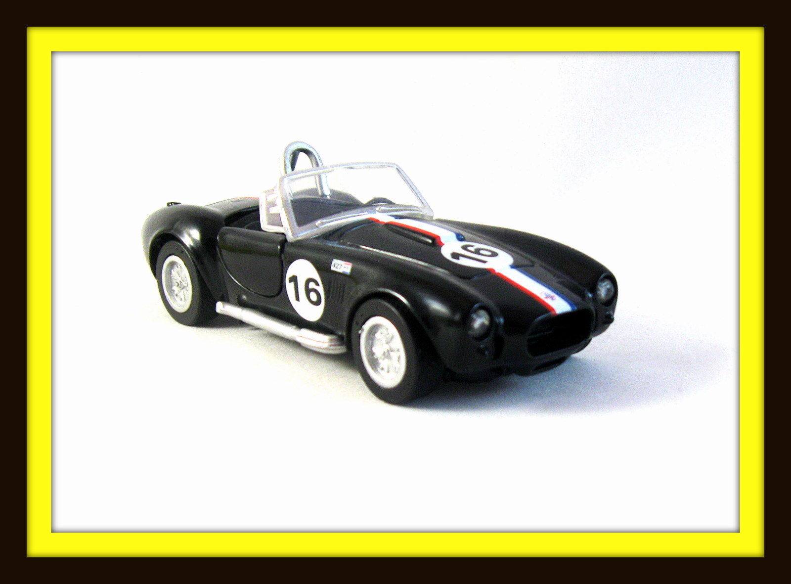 SHELBY COBRA 427 S/C NEWRAY 1/32 DIECAST CAR MODEL, CAR COLLECTOR&#39;S MODE... - $25.37