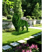 Outdoor Animal Lion Chicago Art Institute Topiary Green Figures in Artif... - $5,440.00