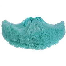 Beautifulfashionlife Womens Tulle pettiskirt Tutu Skirts Acid blue,X-Large - £22.94 GBP