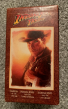 1989 The Indiana Jones Trilogy VHS Raiders Of The Lost Ark Factory  - £5.26 GBP