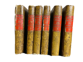 Walter Scott GERMAN Editions 6 volumes Waverly &amp; Guy Mannering Antique 1827 - £98.79 GBP