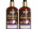WOW Red Onion Hair Conditioner 300ML Red Onion Black Seed Oil Shampoo 30... - $37.97