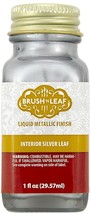 Silver Leafing Paint Brush &#39;n Leaf Liquid Metallic Leaf finish AMACO 76632M - $39.19