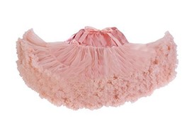 Beautifulfashionlife Womens Tulle pettiskirt Tutu Skirts Peach,X-Large [... - £22.94 GBP