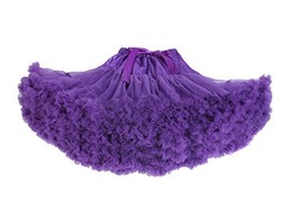Beautifulfashionlife Girls Tulle pettiskirt Tutu Skirts Purple,Large [Ap... - £21.35 GBP