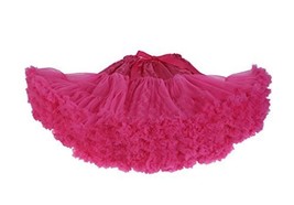 Beautifulfashionlife Womens Tulle pettiskirt Tutu Skirts Rose,X-Large [Apparel] - £22.94 GBP