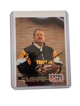 Mike Holmgren Autographed Football Card Green Bay Coach Signed Pro Set - £14.17 GBP