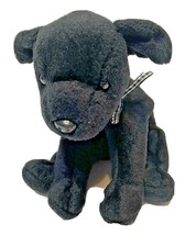 Ty Beanie Babies Vintage Luke Stuffed Plush Black Lab Dog 1999 - £7.54 GBP