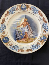 Vintage Commémorative Céramique Plaque De Imprimé Art Gouda Zuid Holland... - £78.88 GBP