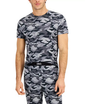 International Concepts Men&#39;s Modal Blend Camo-Print Pajama Top Gray Camo... - £13.11 GBP