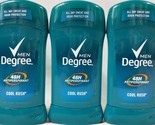 Degree For Men Antiperspirant Cool Rush 2.7 oz 3 Pack - £19.83 GBP
