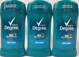Degree For Men Antiperspirant Cool Rush 2.7 oz 3 Pack - £19.77 GBP