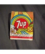 YELLOW DRINK 7UP VINTAGE MATCHBOOK  WITH 12 UNSTRUCK MATCHES - $9.49