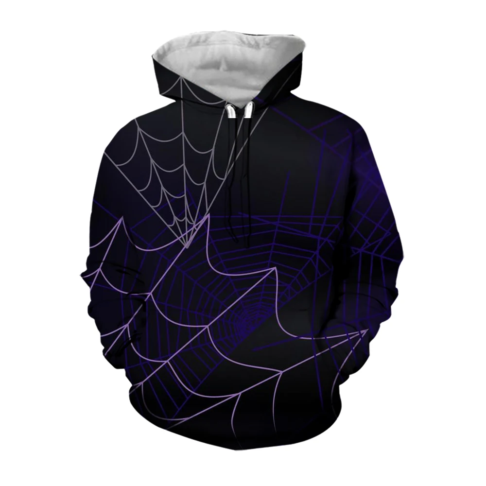 Jumeast 3d Printed Spider Web Hoodies Y2k Boxing Day Streetwear Hooded s Overfit - £167.61 GBP