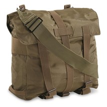 Genuine Austrian Combat Pack W Shoulder Strap 14&quot; x 5&quot; x 10 Heavyweight ... - $34.51