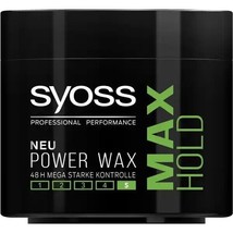 Syoss MAX HOLD power wax strong control medium shine hair gel -150ml-FRE... - £12.39 GBP