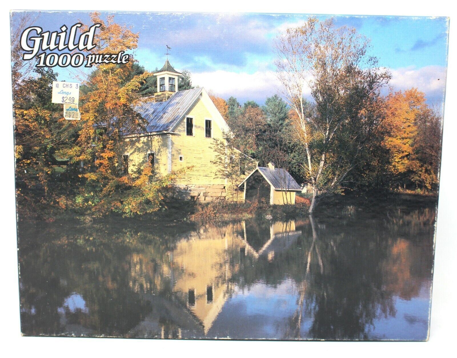 Vintage Whitman Crown Guild 1000 Piece Jigsaw Puzzle River Reflections 4711-32 - $10.29