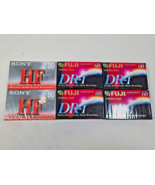 Blank Media Cassette Tape Lot Sony High Fidelity 90 FUJI DR-I Normal Bia... - $14.95