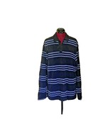 Gap Polo Shirt Multicolor Men Cotton Striped Long Sleeve Size XL Side Split - $29.70