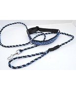 Acid Tactical 550 Paracord Dog Leash &amp; Collar Set - 15&quot;- 25&quot; Collar 6ft ... - £15.08 GBP