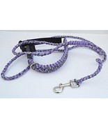Acid Tactical 550 Paracord Dog Leash &amp; Collar Set - 15&quot;- 25&quot; Collar 6ft ... - $26.61 CAD
