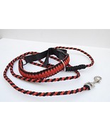 Acid Tactical 550 Paracord Dog Leash &amp; Collar Set - 15&quot;- 25&quot; Collar 6ft ... - $26.61 CAD