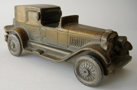 Vintage 1927 Lincoln Brougham Banthrico Car Coin Bank Metal Automobile - £20.04 GBP