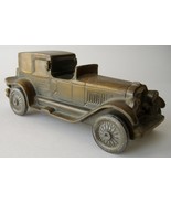 Vintage 1927 Lincoln Brougham Banthrico Car Coin Bank Metal Automobile - £19.65 GBP