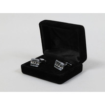 Men's Fashion Cufflinks By J.Valintin Silver/Gold Plated and Stones JVC-3 image 3
