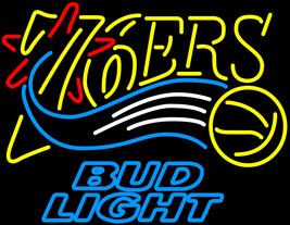 NBA Bud Light Philadelphia 76ers Neon Sign - £560.48 GBP