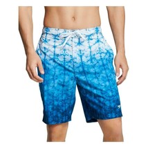 Speedo Men&#39;s Gradient Stretch 9&quot; E-Board Shorts in Blue Lemonade-Sm - £22.38 GBP