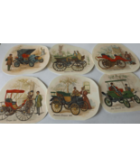 6 Antique Autos Waterslide Ceramic Decals  3&quot; - Vintage - £2.89 GBP