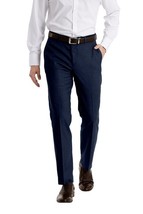 Calvin Klein Men&#39;s Jerome Slim Fit Suit Pants Solid Medium Blue Size 38W... - $44.55