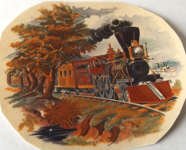 3 Antique Train Waterslide Ceramic Decals  2.5&quot; - Vintage - $57.10 MXN