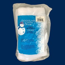 NEW Christmas Snow Blanket 15&quot; x 10&#39;  Wonderland Holiday Decorating ICE Flakes - £9.58 GBP