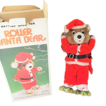 Vintage Roller Santa Bear - $79.23