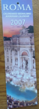 ROMA Calendar/Bookmark 2007, New - $9.95