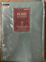 NWT&#39;s Home Decorators Collection 52x84&quot; Panel Aqua Faux Silk Lined Back Tab - £11.18 GBP