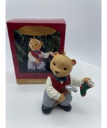 Hallmark Keepsake Ornament &quot;Papa Bearinger&quot; Vintage Bear Ornament 1993 - £3.76 GBP